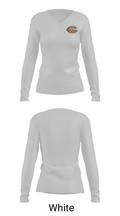 Claymont Elementary School 59764845 Women's Long Sleeve V-neck Shirt - 6