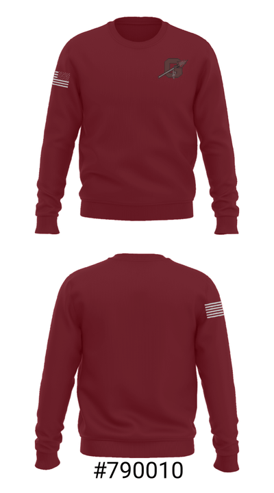 Ganado High School 62303781 Crew Neck Sweatshirt - 16