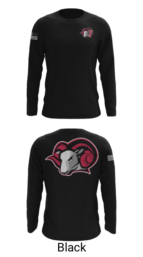 Long Sleeve Performance Shirt, Franklinton High School Swimming, Swimming, Teamtime, Team time, sublimation, custom sports apparel, team uniforms, spirit wear, spiritwear, sports uniforms, custom shirts, team store, custom team store, fundraiser sports, apparel fundraiser