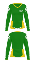 Placer High School Swimming 13359806 Women's Long Sleeve V-neck Shirt - 29