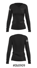 Courtyard Chuch 37286717 Women's Long Sleeve V-neck Shirt - 20