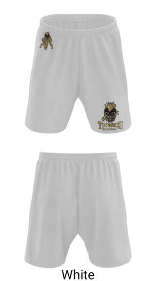 Athletic Shorts With Pockets, TRENCH WARRIORS, Football, Teamtime, Team time, sublimation, custom sports apparel, team uniforms, spirit wear, spiritwear, sports uniforms, custom shirts, team store, custom team store, fundraiser sports, apparel fundraiser