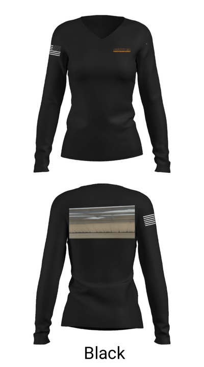 North GA Gutters And Roofing 8471021 Women's Long Sleeve V-neck Shirt - 13