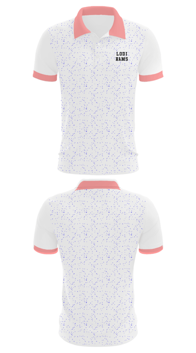 Lodi Rams 32479653 Short Sleeve Performance Polo - 27