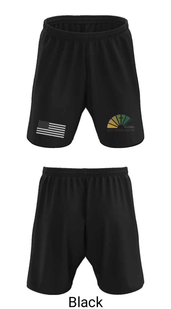 Athletic Shorts With Pockets, St. Patrick Academy, Spirit Store, Teamtime, Team time, sublimation, custom sports apparel, team uniforms, spirit wear, spiritwear, sports uniforms, custom shirts, team store, custom team store, fundraiser sports, apparel fundraiser