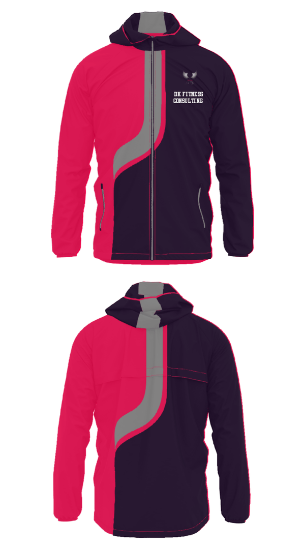 Windbreaker, DK Fitness Consulting, , Teamtime, Team time, sublimation, custom sports apparel, team uniforms, spirit wear, spiritwear, sports uniforms, custom shirts, team store, custom team store, fundraiser sports, apparel fundraiser