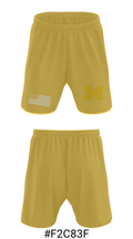 University of Michigan Gymnastics 92290961 Athletic Shorts With Pockets - 15