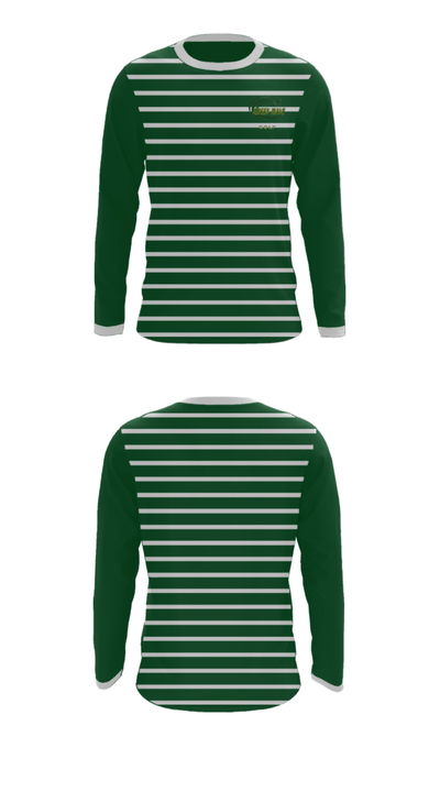 Dover High School Gymnastics 3343662 Long Sleeve Performance Shirt - 25
