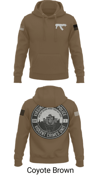 Hoodie, Violent Crimes Unit, Police, Teamtime, Team time, sublimation, custom sports apparel, team uniforms, spirit wear, spiritwear, sports uniforms, custom shirts, team store, custom team store, fundraiser sports, apparel fundraiser