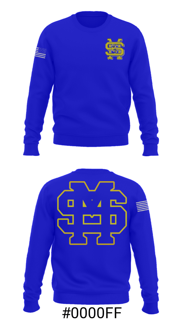 Crew Neck Sweatshirt, St Martin High School Swimming, Swimming, Teamtime, Team time, sublimation, custom sports apparel, team uniforms, spirit wear, spiritwear, sports uniforms, custom shirts, team store, custom team store, fundraiser sports, apparel fundraiser