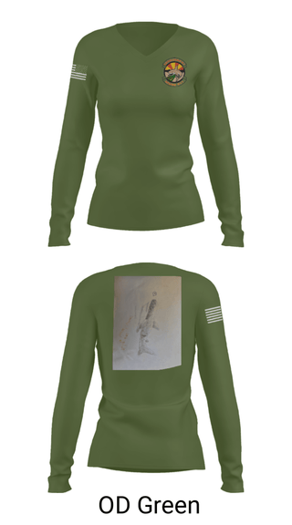 Women's Long Sleeve Vneck Shirt, , Marines, Teamtime, Team time, sublimation, custom sports apparel, team uniforms, spirit wear, spiritwear, sports uniforms, custom shirts, team store, custom team store, fundraiser sports, apparel fundraiser