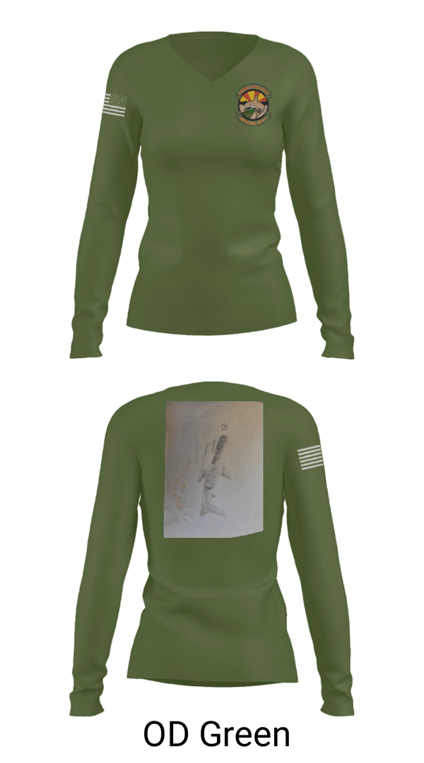 Women's Long Sleeve Vneck Shirt, , Marines, Teamtime, Team time, sublimation, custom sports apparel, team uniforms, spirit wear, spiritwear, sports uniforms, custom shirts, team store, custom team store, fundraiser sports, apparel fundraiser