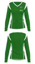 Wachusett Regional High School Ice Hockey 65785917 Women's Long Sleeve V-neck Shirt - 32