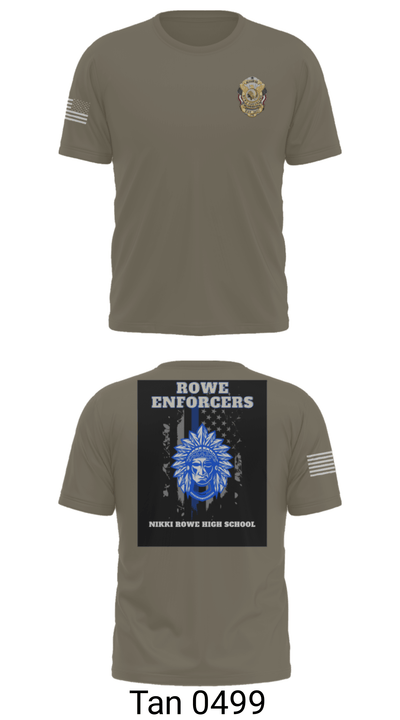 Rowe Enforcers 68406360 Short Sleeve Performance Shirt - 38