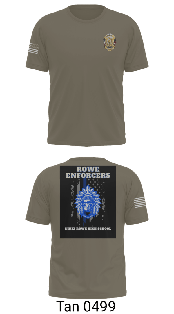 Short Sleeve Performance Shirt, Rowe Enforcers, Police, Teamtime, Team time, sublimation, custom sports apparel, team uniforms, spirit wear, spiritwear, sports uniforms, custom shirts, team store, custom team store, fundraiser sports, apparel fundraiser
