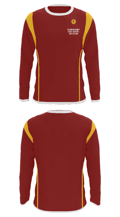 Stanton County High School Wrestling 3993348 Long Sleeve Performance Shirt - 34