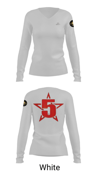 Women's Long Sleeve Vneck Shirt, ARMSTRONGINC.Est1964, , Teamtime, Team time, sublimation, custom sports apparel, team uniforms, spirit wear, spiritwear, sports uniforms, custom shirts, team store, custom team store, fundraiser sports, apparel fundraiser