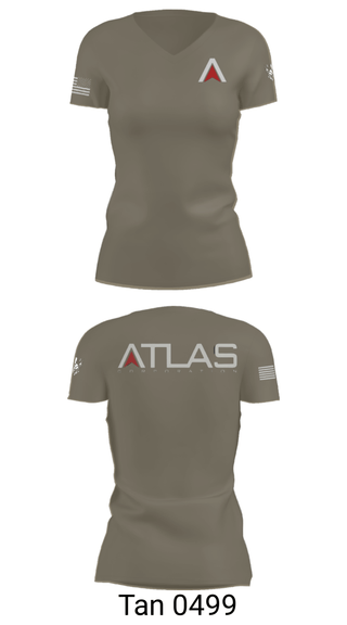 Women's Short Sleeve Vneck Shirt, , Army, Teamtime, Team time, sublimation, custom sports apparel, team uniforms, spirit wear, spiritwear, sports uniforms, custom shirts, team store, custom team store, fundraiser sports, apparel fundraiser