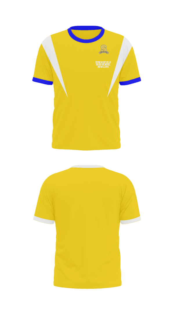 Short Sleeve Performance Shirt, Springfield High School Bowling, Bowling, Teamtime, Team time, sublimation, custom sports apparel, team uniforms, spirit wear, spiritwear, sports uniforms, custom shirts, team store, custom team store, fundraiser sports, apparel fundraiser