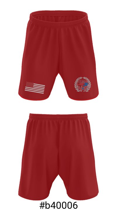 North Carolina Usa Wrestling 59089646 Athletic Shorts With Pockets - 15