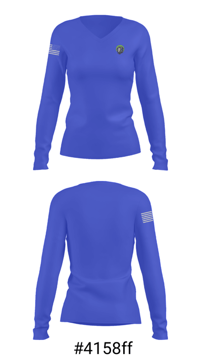ROYAL SHINE SOFT WASH 37943638 Women's Long Sleeve V-neck Shirt - 20