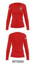 Hill Farm Elementary School 44885919 Women's Long Sleeve V-neck Shirt - 20