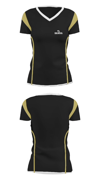 Women's Short Sleeve Vneck Shirt, TL Hanna, Women's Lacrosse, Teamtime, Team time, sublimation, custom sports apparel, team uniforms, spirit wear, spiritwear, sports uniforms, custom shirts, team store, custom team store, fundraiser sports, apparel fundraiser