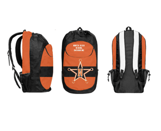Gear Bag, North High School Swimming, Swimming, Teamtime, Team time, sublimation, custom sports apparel, team uniforms, spirit wear, spiritwear, sports uniforms, custom shirts, team store, custom team store, fundraiser sports, apparel fundraiser