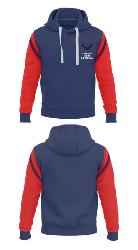 Hoodie, Fivay High School Basketball, Men's Basketball, Teamtime, Team time, sublimation, custom sports apparel, team uniforms, spirit wear, spiritwear, sports uniforms, custom shirts, team store, custom team store, fundraiser sports, apparel fundraiser