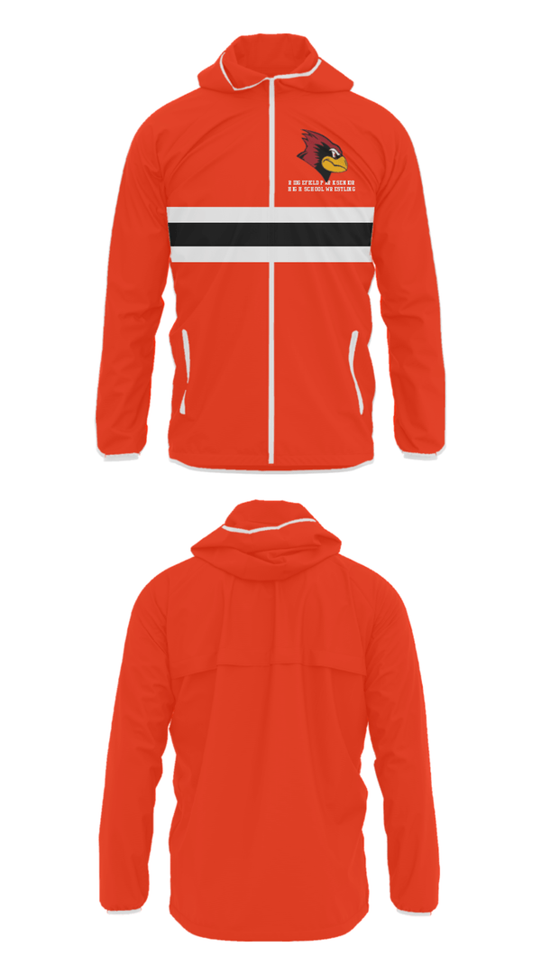 Windbreaker, Ridgefield Park Senior High School Wrestling, Wrestling, Teamtime, Team time, sublimation, custom sports apparel, team uniforms, spirit wear, spiritwear, sports uniforms, custom shirts, team store, custom team store, fundraiser sports, apparel fundraiser