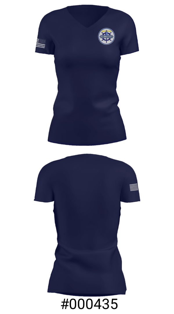 Women's Short Sleeve Vneck Shirt, Coastal Washington County Institute Of Technology, Spirit Store, Teamtime, Team time, sublimation, custom sports apparel, team uniforms, spirit wear, spiritwear, sports uniforms, custom shirts, team store, custom team store, fundraiser sports, apparel fundraiser