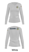 Kairos Academies 47520743 Women's Long Sleeve V-neck Shirt - 6