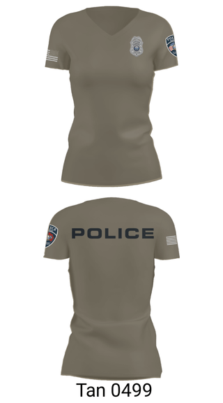 Women's Short Sleeve Vneck Shirt, , Police, Teamtime, Team time, sublimation, custom sports apparel, team uniforms, spirit wear, spiritwear, sports uniforms, custom shirts, team store, custom team store, fundraiser sports, apparel fundraiser