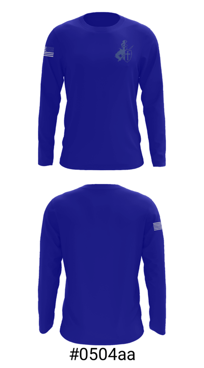 Valley Catholic School Swimming 91203344 Long Sleeve Performance Shirt - 18