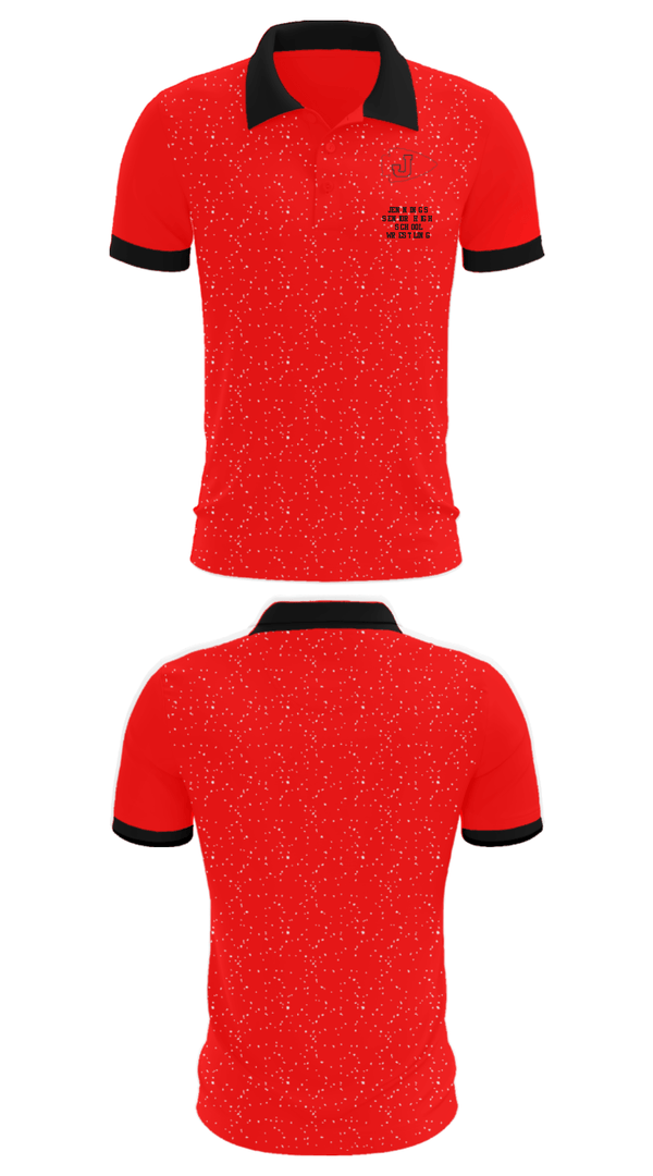 Short Sleeve Performance Polo, Jennings Senior High School Wrestling, Wrestling, Teamtime, Team time, sublimation, custom sports apparel, team uniforms, spirit wear, spiritwear, sports uniforms, custom shirts, team store, custom team store, fundraiser sports, apparel fundraiser