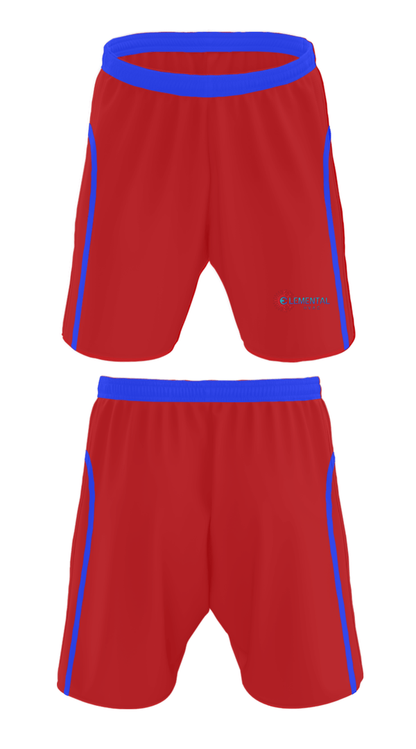 Athletic Shorts With Pockets, Elemental HVAC, , Teamtime, Team time, sublimation, custom sports apparel, team uniforms, spirit wear, spiritwear, sports uniforms, custom shirts, team store, custom team store, fundraiser sports, apparel fundraiser