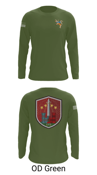 Long Sleeve Performance Shirt, 673 EFD Vs. 134 FEST, Army, Teamtime, Team time, sublimation, custom sports apparel, team uniforms, spirit wear, spiritwear, sports uniforms, custom shirts, team store, custom team store, fundraiser sports, apparel fundraiser
