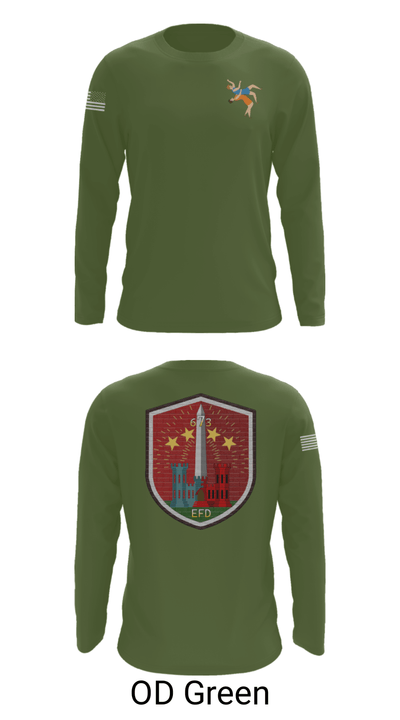 673 EFD Vs. 134 FEST 93499085 Long Sleeve Performance Shirt - 27