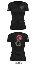 Carver rams 76040751 Women's Short Sleeve V-neck Shirt - 14