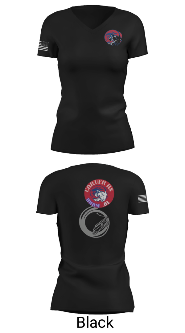Women's Short Sleeve Vneck Shirt, Carver rams, Football, Teamtime, Team time, sublimation, custom sports apparel, team uniforms, spirit wear, spiritwear, sports uniforms, custom shirts, team store, custom team store, fundraiser sports, apparel fundraiser