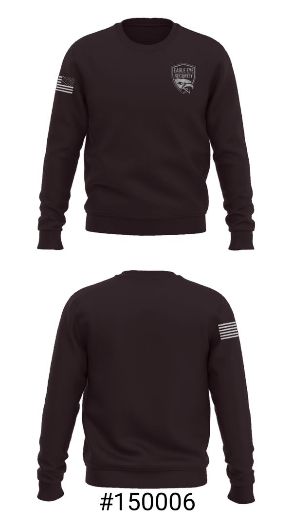 Crew Neck Sweatshirt, Eagle Eye Security, , Teamtime, Team time, sublimation, custom sports apparel, team uniforms, spirit wear, spiritwear, sports uniforms, custom shirts, team store, custom team store, fundraiser sports, apparel fundraiser