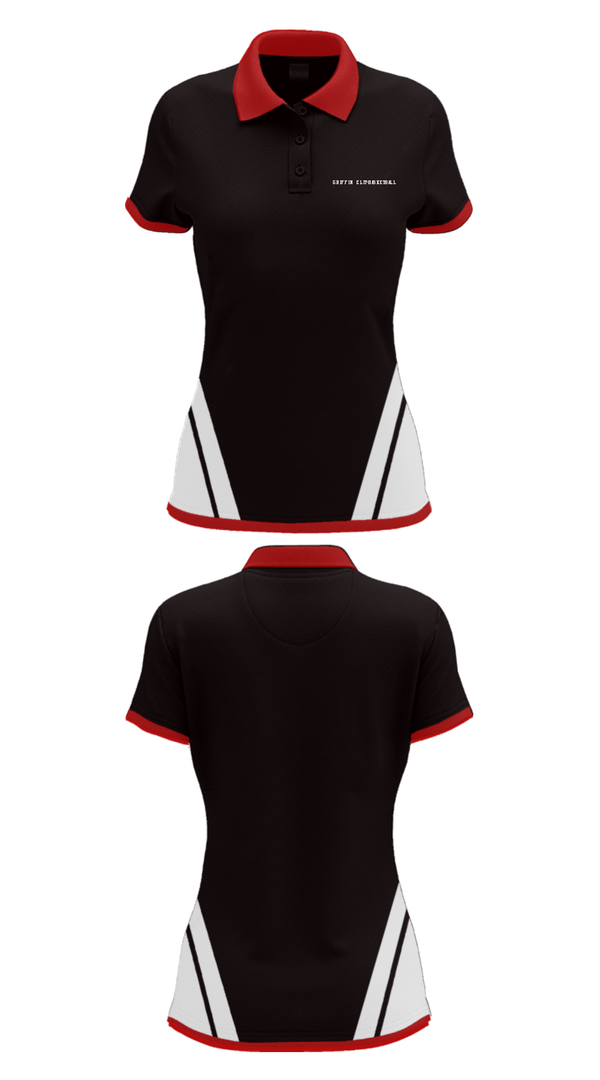 Women's Short Sleeve Performance Polo, Griffin Elit-Basketball, Men's Basketball, Teamtime, Team time, sublimation, custom sports apparel, team uniforms, spirit wear, spiritwear, sports uniforms, custom shirts, team store, custom team store, fundraiser sports, apparel fundraiser