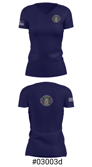 Women's Short Sleeve Vneck Shirt, , Police, Teamtime, Team time, sublimation, custom sports apparel, team uniforms, spirit wear, spiritwear, sports uniforms, custom shirts, team store, custom team store, fundraiser sports, apparel fundraiser