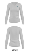 Muchin College Prep Basketball 75033120 Women's Long Sleeve V-neck Shirt - 6