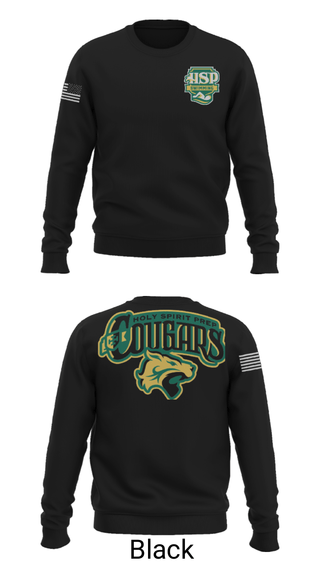 Crew Neck Sweatshirt, Holy Spirit Preparatory Upper School Swimming, Swimming, Teamtime, Team time, sublimation, custom sports apparel, team uniforms, spirit wear, spiritwear, sports uniforms, custom shirts, team store, custom team store, fundraiser sports, apparel fundraiser