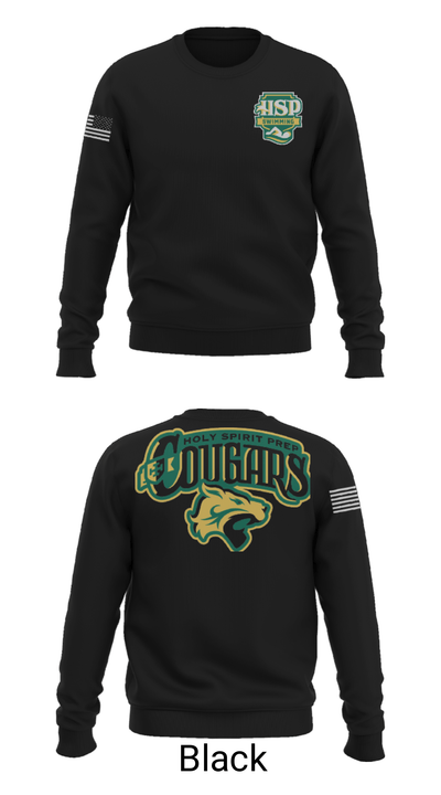 Holy Spirit Preparatory Upper School Swimming 91307263 Crew Neck Sweatshirt - 9