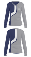 Norcross Youth Athletic Association 5155457 Women's Long Sleeve V-neck Shirt - 36