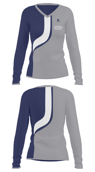 Women's Long Sleeve Vneck Shirt, Norcross Youth Athletic Association, Men's Basketball, Teamtime, Team time, sublimation, custom sports apparel, team uniforms, spirit wear, spiritwear, sports uniforms, custom shirts, team store, custom team store, fundraiser sports, apparel fundraiser