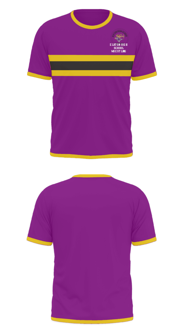 Short Sleeve Performance Shirt, Elkton High School Wrestling, Wrestling, Teamtime, Team time, sublimation, custom sports apparel, team uniforms, spirit wear, spiritwear, sports uniforms, custom shirts, team store, custom team store, fundraiser sports, apparel fundraiser