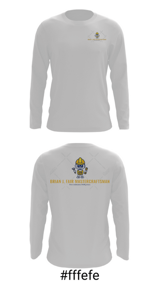 Long Sleeve Performance Shirt, Brian J Fair Master Craftsman, , Teamtime, Team time, sublimation, custom sports apparel, team uniforms, spirit wear, spiritwear, sports uniforms, custom shirts, team store, custom team store, fundraiser sports, apparel fundraiser